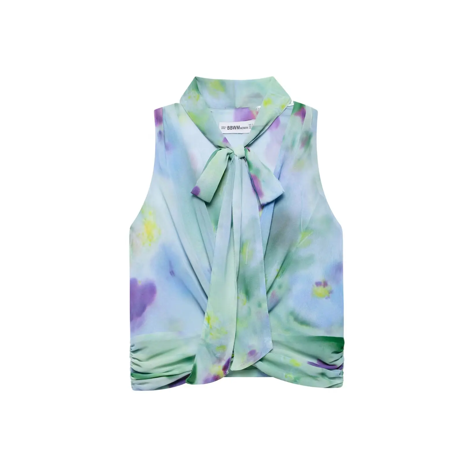 Zevity Women Sexy V Neck Tie Dye Print Pleats Chiffon Smock Blouse Female Bow Tied Collar Summer Shirt Blusas Chic Tops LS9022
Zevity Women Sexy V Neck Tie Dye Print Pleats Chiffon Smock Blouse Female Bow Tied Collar Summer Shirt Blusas Chic Tops LS9022