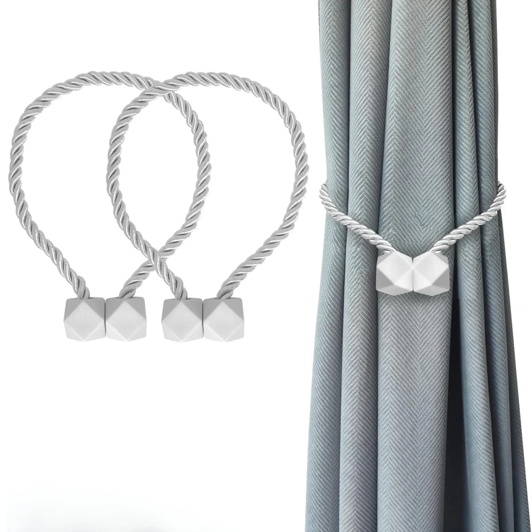 Magnetic Curtain Tiebacks with a Thicker Twist Rope & Strong Magnet Tieback Window Treatment Holdbacks Draperies Holders De
Magnetic Curtain Tiebacks with a Thicker Twist Rope & Strong Magnet Tieback Window Treatment Holdbacks Draperies Holders De