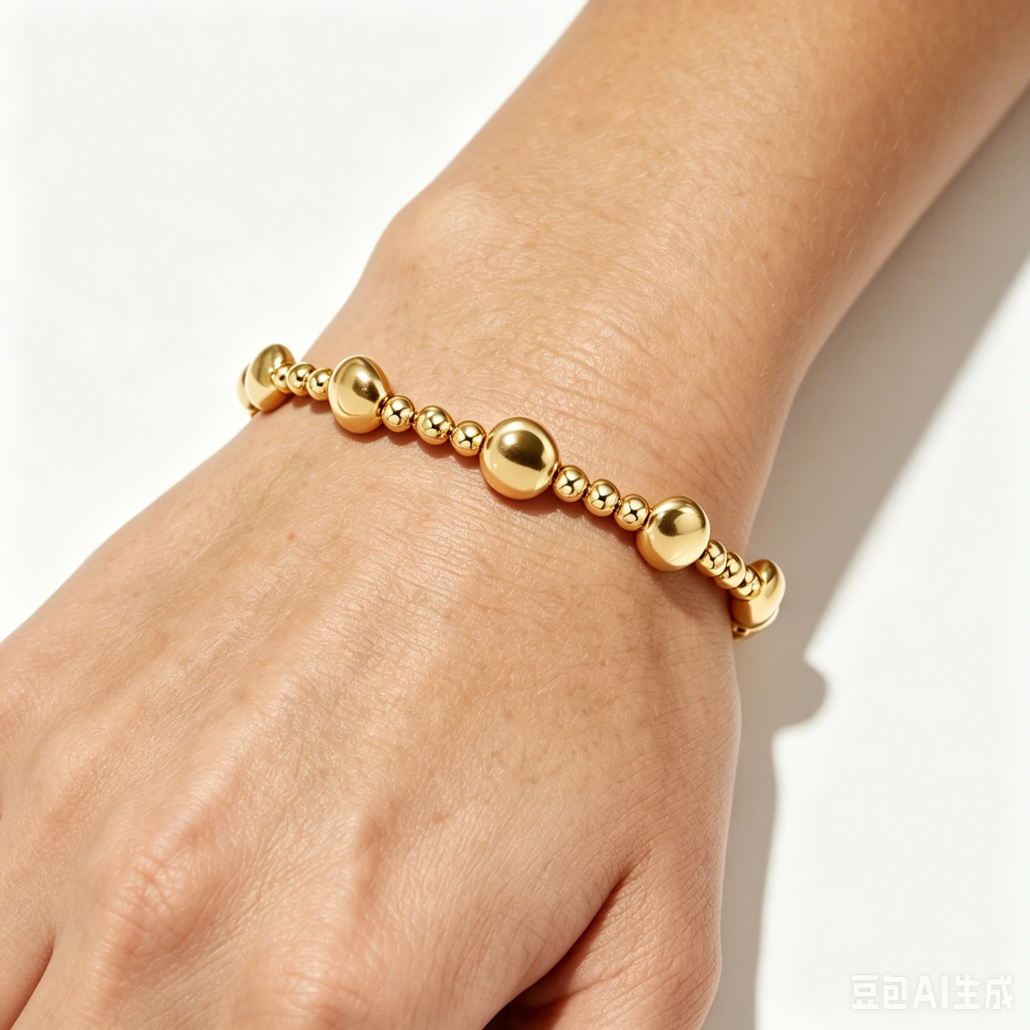 VKVVA Gold‑plated Sincerity 6mm+4mm Bead Bracelet, Fashion Stackable Minimalist Women Daily Birthday Jewelry Gift for Her
VKVVA Gold‑plated Sincerity 6mm+4mm Bead Bracelet, Fashion Stackable Minimalist Women Daily Birthday Jewelry Gift for Her