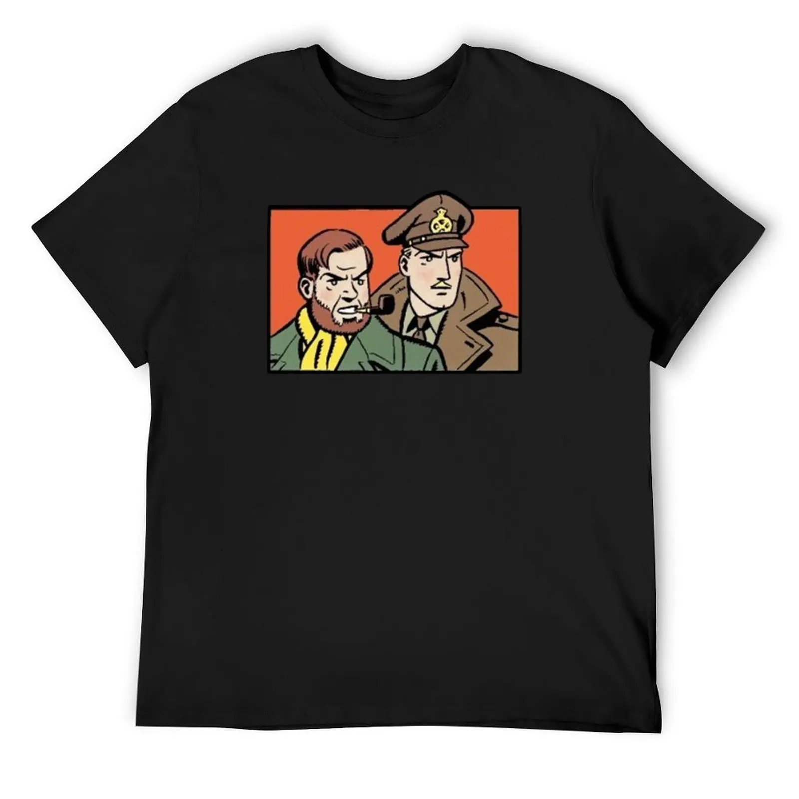Blake and Mortimer Banner Figures T-Shirt funny shirt cotton oversized t shirt boys whites fruit of the loom mens t shirts 
Blake and Mortimer Banner Figures T-Shirt funny shirt cotton oversized t shirt boys whites fruit of the loom mens t shirts