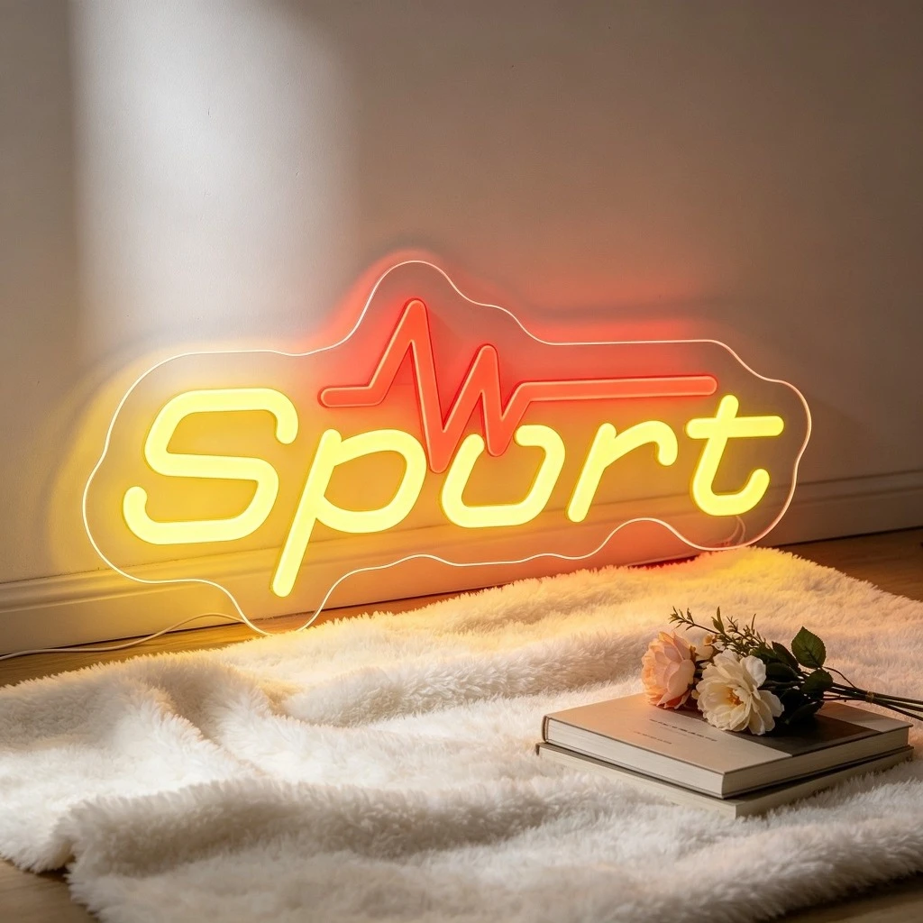 Sport Neon Sign LED USB Dimmable Heartbeat Pulse Aerobic Wall Art for Gym Fitness Bedroom Home Decor Motivation Gifts
Sport Neon Sign LED USB Dimmable Heartbeat Pulse Aerobic Wall Art for Gym Fitness Bedroom Home Decor Motivation Gifts