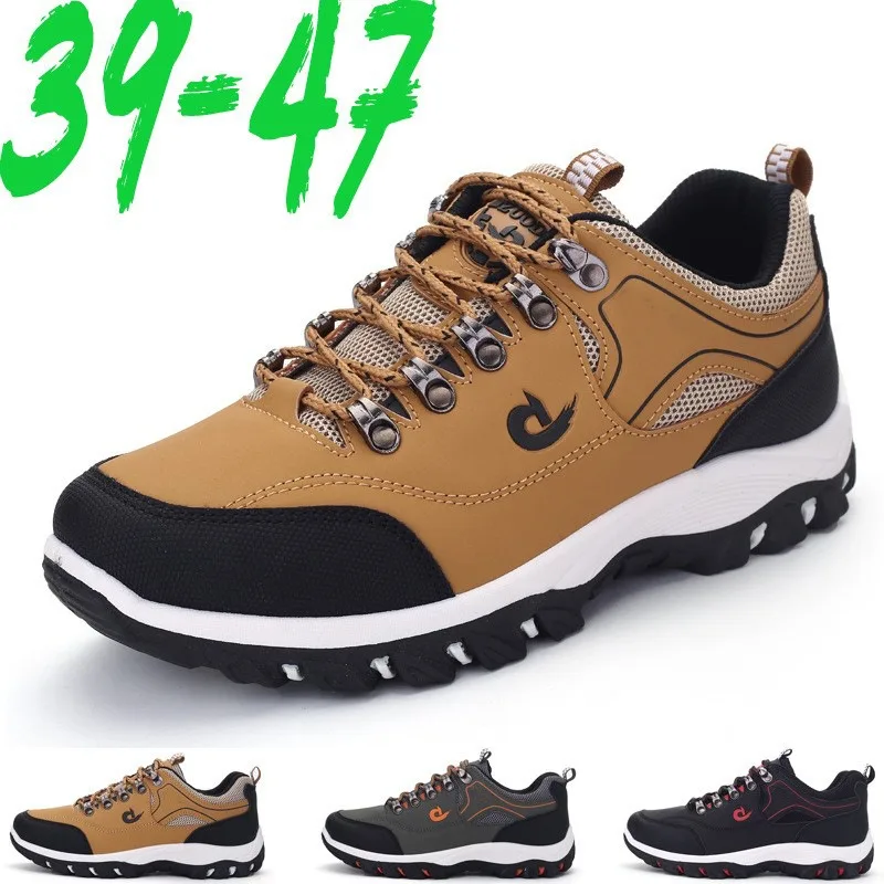 Men Is Hiking Shoes Waterproof Leather Outdoor PU Shoes Wear resistant Men Trekking Walking Hunting Tactical Sneakers Shoes 
Men Is Hiking Shoes Waterproof Leather Outdoor PU Shoes Wear resistant Men Trekking Walking Hunting Tactical Sneakers Shoes