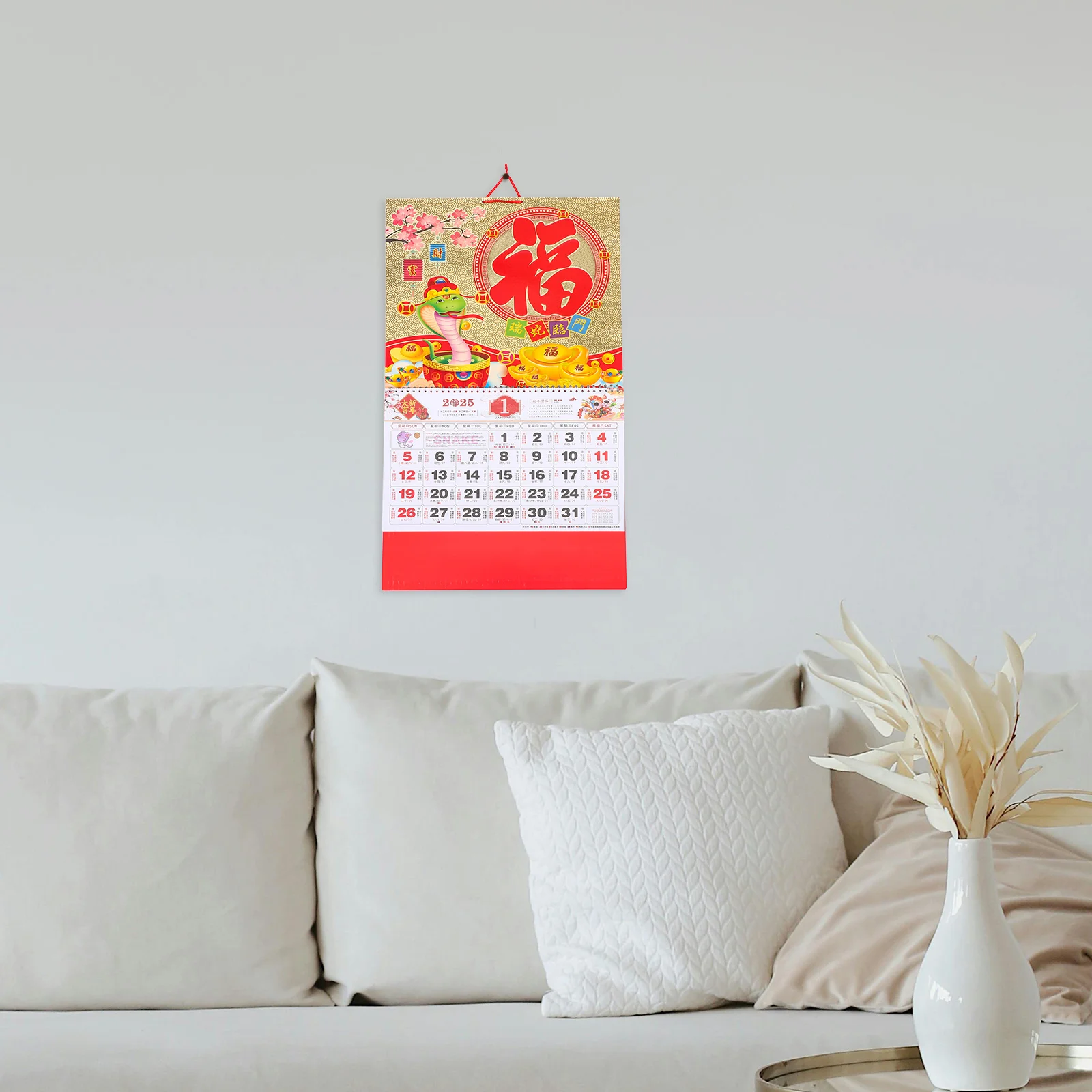 2025 Hanging Calendar Chinese Lunar Year Snake Year Wall Calendar Decorative Monthly Planner Home Office Clear Printed Daily Use
2025 Hanging Calendar Chinese Lunar Year Snake Year Wall Calendar Decorative Monthly Planner Home Office Clear Printed Daily Use