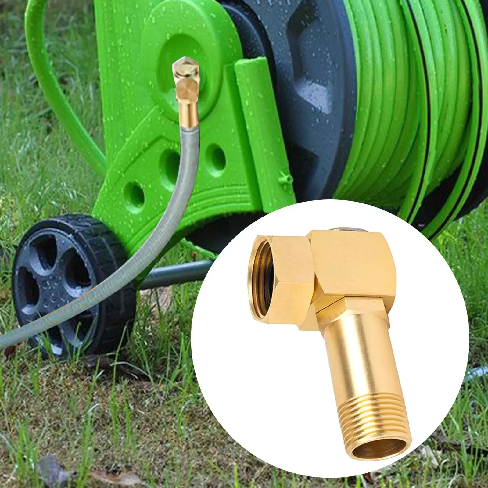 Garden Hose Adapter 1" Ght to 0.8" Brass Hardware Pipe Adapter Part Rotating Elbow Connector for Park Lawn Home Picnic Backyard
Garden Hose Adapter 1" Ght to 0.8" Brass Hardware Pipe Adapter Part Rotating Elbow Connector for Park Lawn Home Picnic Backyard