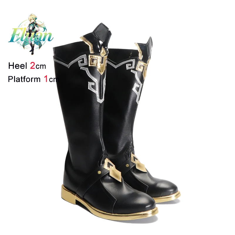 Black Stylish Cool cross-dressing Low Heel knight Boots For Men Women Mid-Calf Boots Game Cosplay Shoes Halloween Carnival Props
Black Stylish Cool cross-dressing Low Heel knight Boots For Men Women Mid-Calf Boots Game Cosplay Shoes Halloween Carnival Props