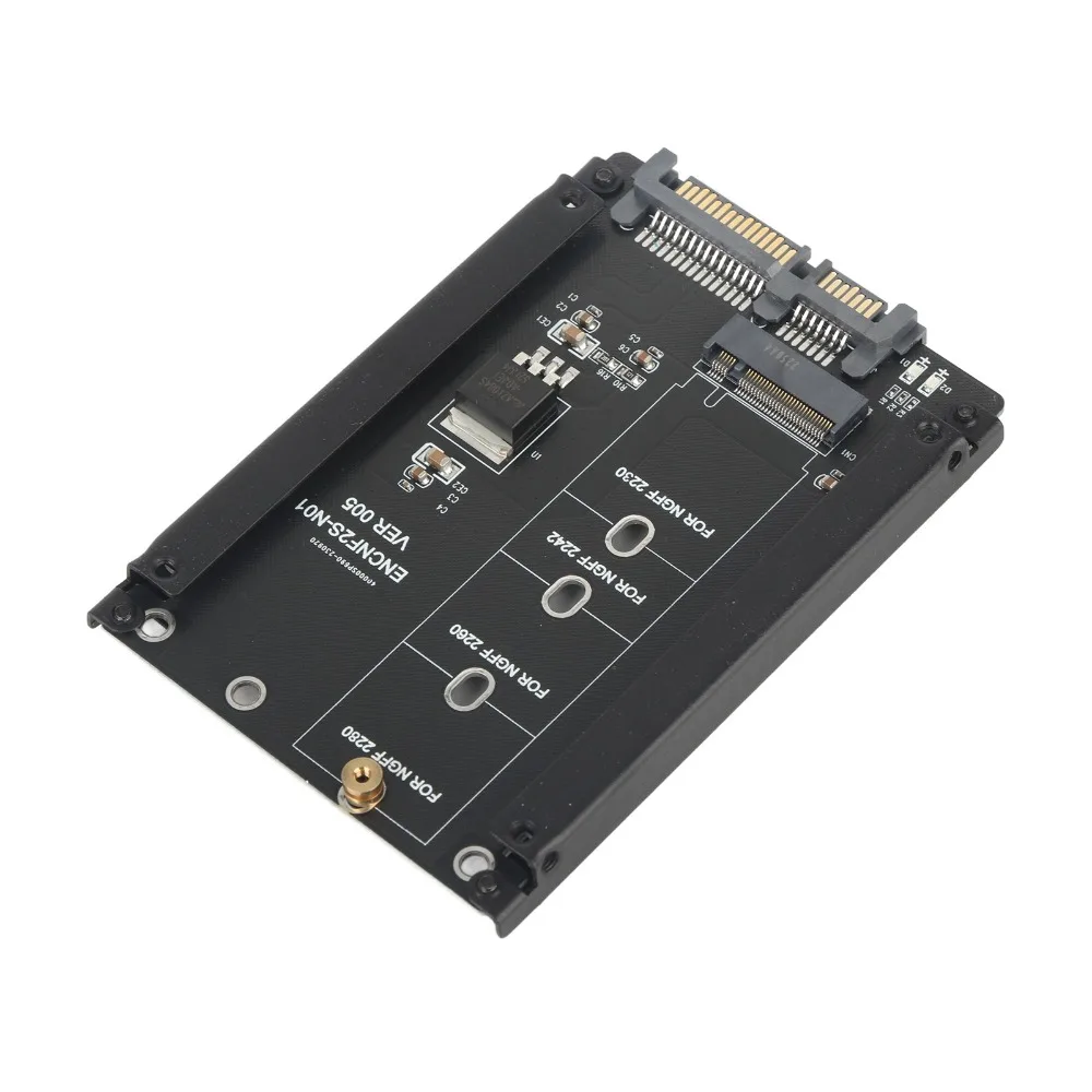 Высокопроизводительный адаптер M.2 NGFF на SATA с байфоллом, Plug and Play, 22-контактный, для M.2 NGFF B-ключ
Высокопроизводительный адаптер M.2 NGFF на SATA с байфоллом, Plug and Play, 22-контактный, для M.2 NGFF B-ключ