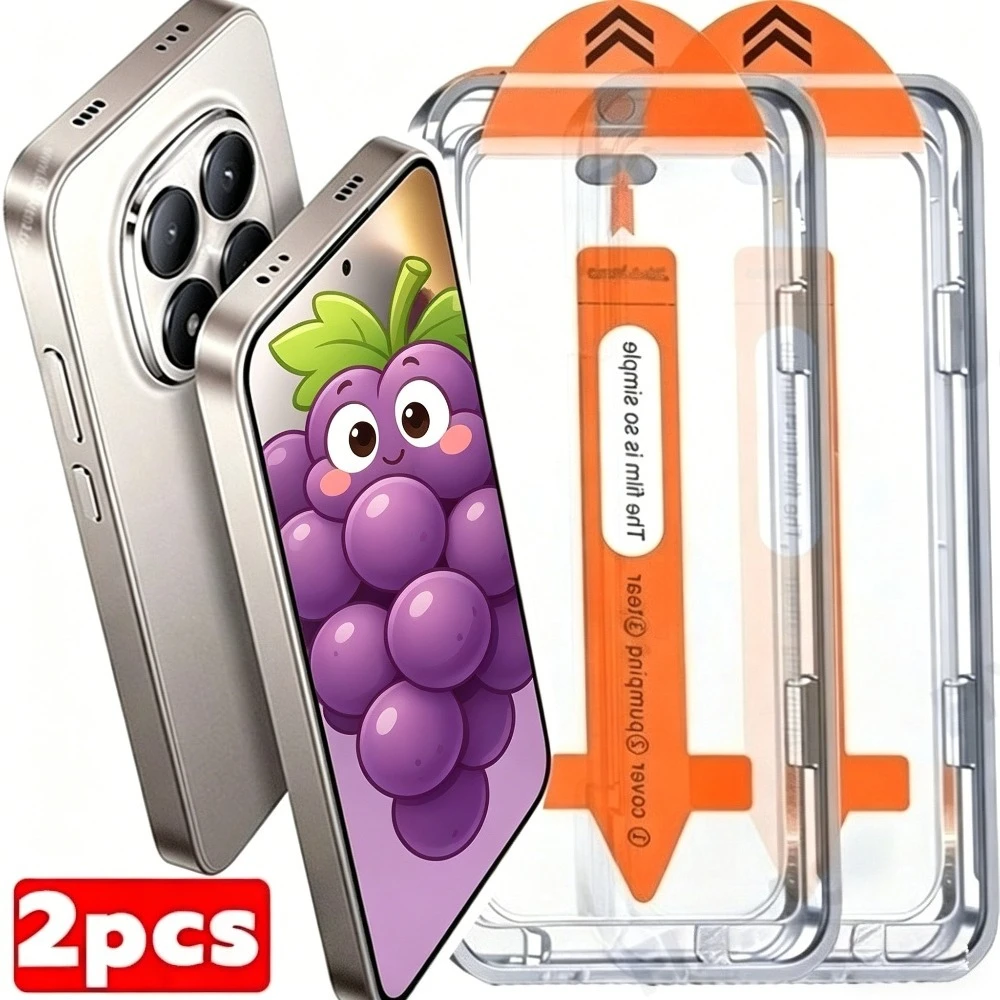 2Pcs Ultra Clear Full Screen Protector for Redmi Note 15 14 13 Pro Plus 15 14 13 Pro 14S 15 14 13 Dust Free Installation Glass
2Pcs Ultra Clear Full Screen Protector for Redmi Note 15 14 13 Pro Plus 15 14 13 Pro 14S 15 14 13 Dust Free Installation Glass