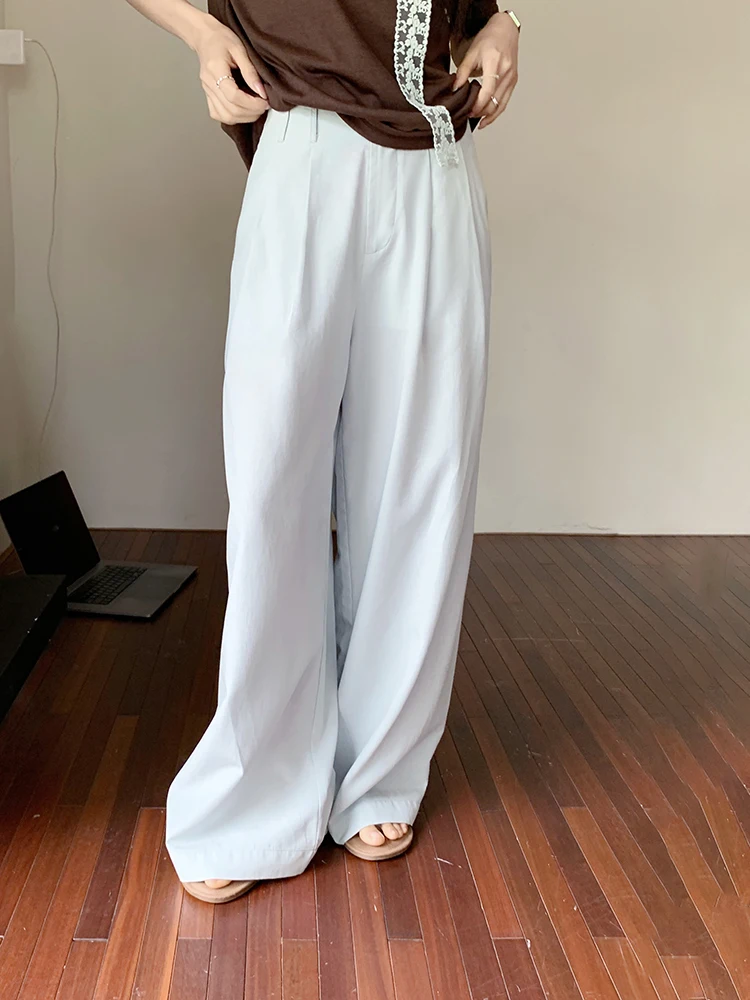 Boran High Waist Versatile Casual Pants with Lace Belt 2025 New Wide Leg Pants Women Summer E720 Casual Loose Fit Straight Leg
Boran High Waist Versatile Casual Pants with Lace Belt 2025 New Wide Leg Pants Women Summer E720 Casual Loose Fit Straight Leg