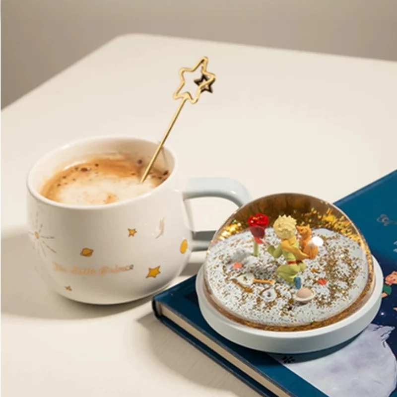 The Little Prince Ceramic Mug Creative Peripherals Snow Globe Lid With Golden Spoon Exquisite Gift Box For Couple Birthday Gift
The Little Prince Ceramic Mug Creative Peripherals Snow Globe Lid With Golden Spoon Exquisite Gift Box For Couple Birthday Gift