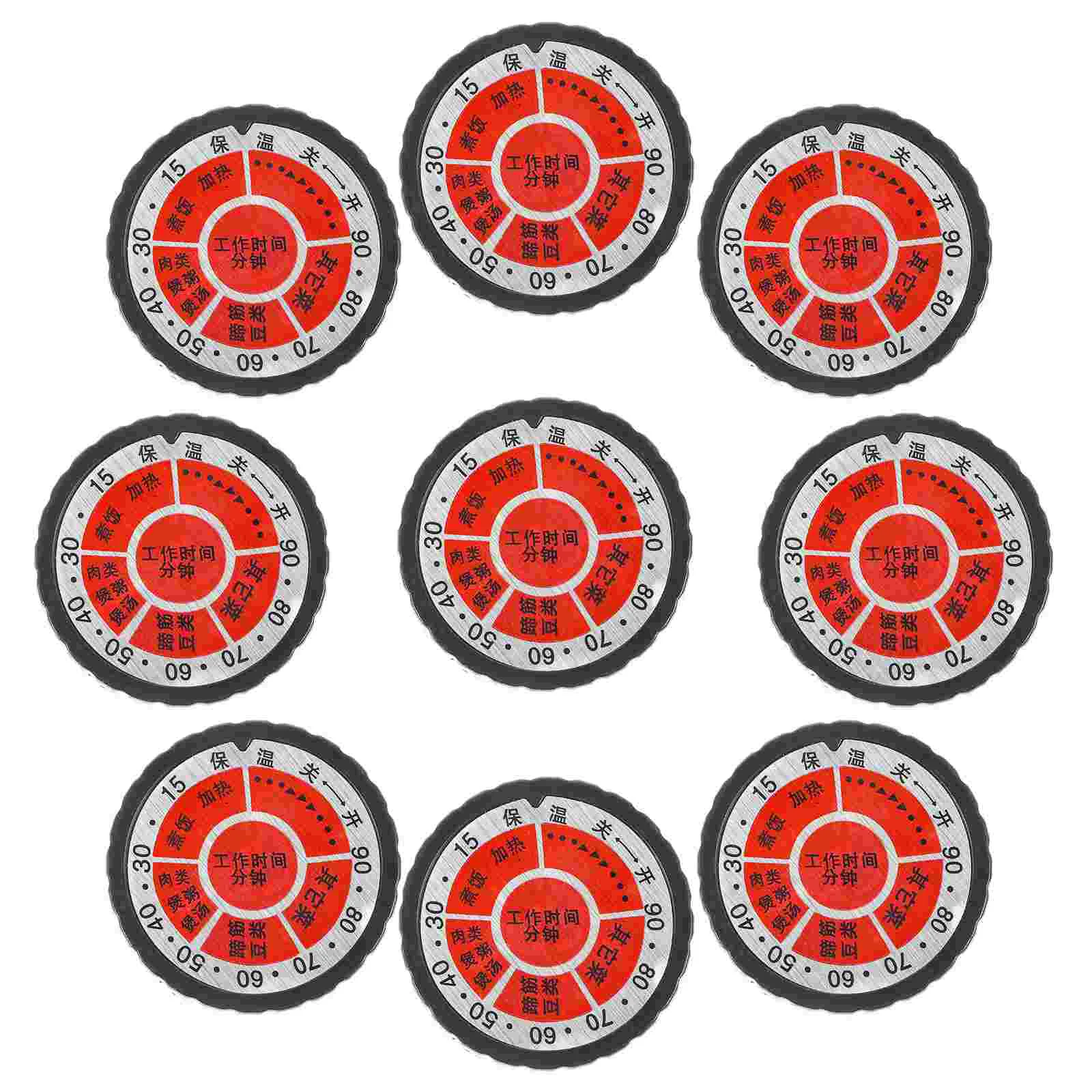 8 Pcs Electric Pressure Cooker Accessories Oven Replacement Parts Universal Microwave Knobs Plastic Timer Button Supplies
8 Pcs Electric Pressure Cooker Accessories Oven Replacement Parts Universal Microwave Knobs Plastic Timer Button Supplies