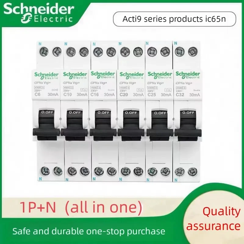 Schneider Electric Интегрированный автоматический выключатель с защитой от утечки 1P+N iDPNa Vigi+ C10 C25 C32 30 мА Воздушный выключатель 1P+N16A Интегрированный
Schneider Electric Интегрированный автоматический выключатель с защитой от утечки 1P+N iDPNa Vigi+ C10 C25 C32 30 мА Воздушный выключатель 1P+N16A Интегрированный