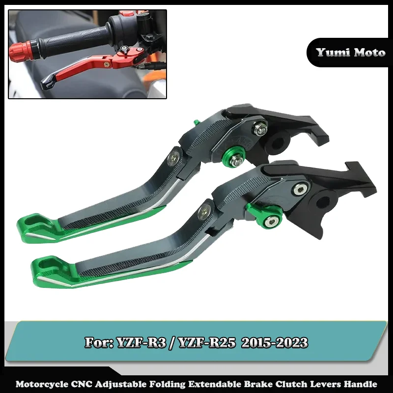 NEW Motorcycle Folding Adjustable Brake Clutch Levers Handlebar Grips Motorcycle Parts For YAMAHA YZF-R3 YZF-R25 2015-2023
NEW Motorcycle Folding Adjustable Brake Clutch Levers Handlebar Grips Motorcycle Parts For YAMAHA YZF-R3 YZF-R25 2015-2023