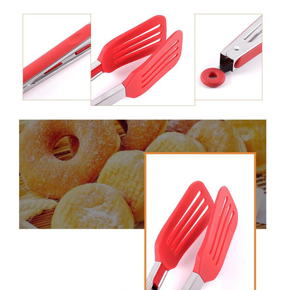 1Pcs Silicone Food Clamp Heat-Resistant Non-Slip Handle 14 Inch Multi-Purpose Kitchen Tongs for Bbq Steak Noodles Cold Dishes
1Pcs Silicone Food Clamp Heat-Resistant Non-Slip Handle 14 Inch Multi-Purpose Kitchen Tongs for Bbq Steak Noodles Cold Dishes