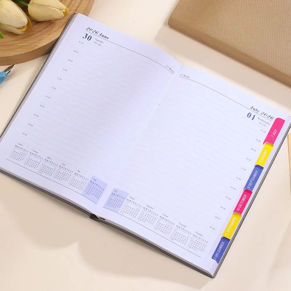 English 2026 Schedule Planner Notepad Wear-resistant 12 Months A5 Agenda Planning Notebook Bookmark Thick Paper
English 2026 Schedule Planner Notepad Wear-resistant 12 Months A5 Agenda Planning Notebook Bookmark Thick Paper
