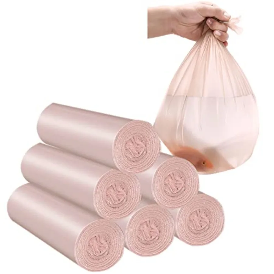 4 Gallon Bathroom Trash Bags, 6 Rolls 120pcs Small Trash Garbage Bags, Disposable Trash Bags for Office, Bathroom Wastebasket W
4 Gallon Bathroom Trash Bags, 6 Rolls 120pcs Small Trash Garbage Bags, Disposable Trash Bags for Office, Bathroom Wastebasket W
