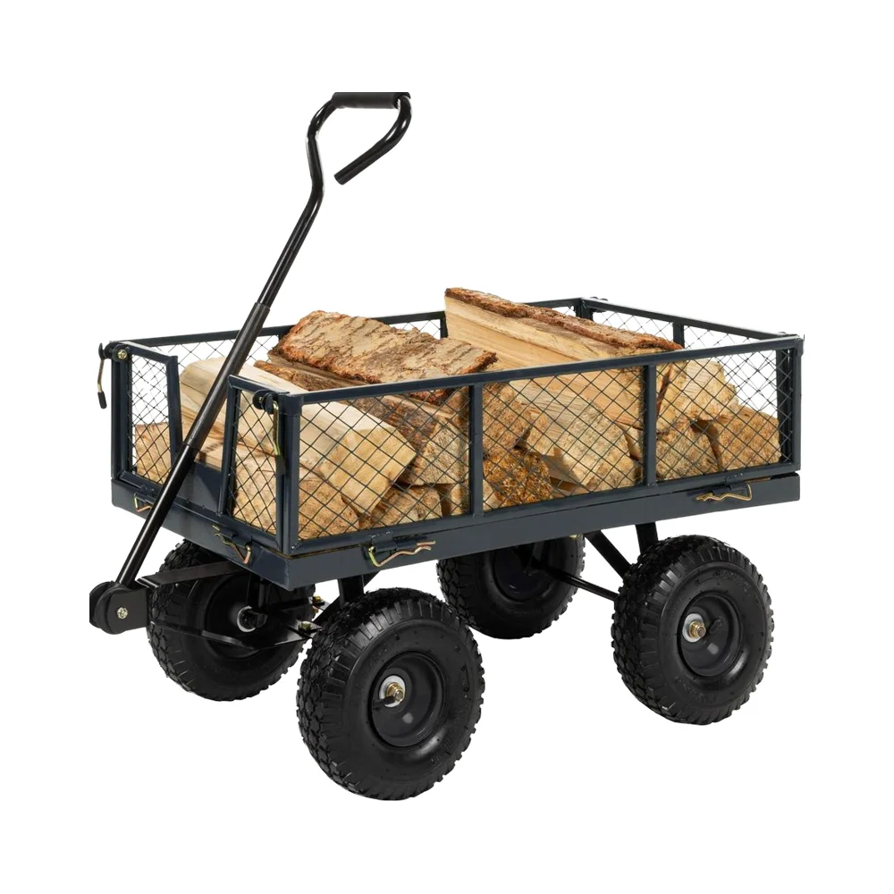 Новая усиленная стальная тележка-ящик для садовых инструментов и дров, четырехколесная, со съемными бортами, для улицы, грузоподъемность 100 кг
Новая усиленная стальная тележка-ящик для садовых инструментов и дров, четырехколесная, со съемными бортами, для улицы, грузоподъемность 100 кг