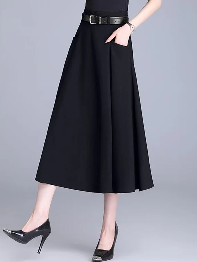 plus Size High Waist Elastic Suit Style Half Skirt A-Line Midi Pleated Slimming Summer New Arrival for plus Size Women
plus Size High Waist Elastic Suit Style Half Skirt A-Line Midi Pleated Slimming Summer New Arrival for plus Size Women