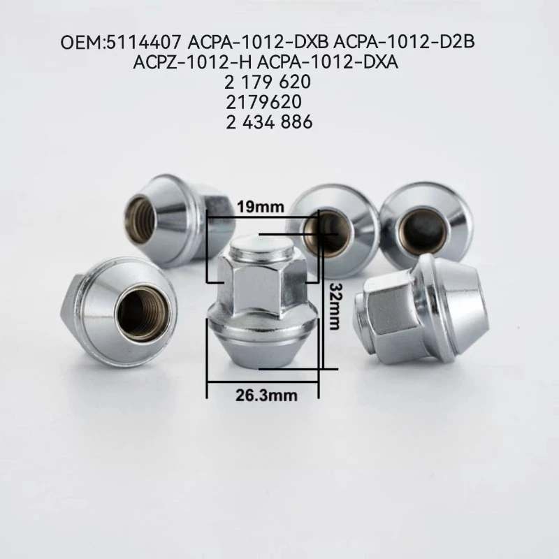 5 шт. M12 * 1,5 болт гайки ступицы колеса подходит для Ford 12-21 New Ford Solid One 0609 Fox Mondeo Taurus Furui твердые интегрированные гайки
5 шт. M12 * 1,5 болт гайки ступицы колеса подходит для Ford 12-21 New Ford Solid One 0609 Fox Mondeo Taurus Furui твердые интегрированные гайки