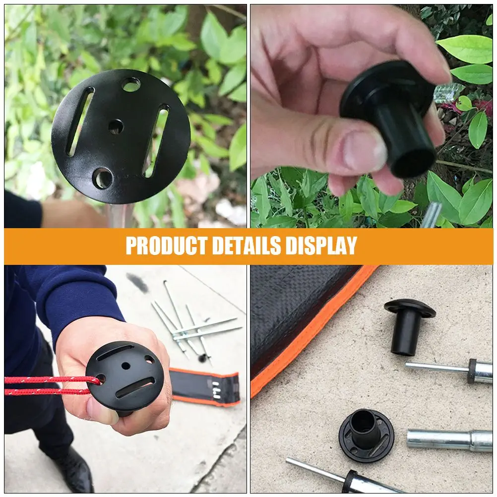 8 Pcs Tent Pole Cap Boat Cover Support Boat Pole-Cap Tent Rod-Hiking Tip Cap Cover Repair Kit Black Camping Accessories Canopy
8 Pcs Tent Pole Cap Boat Cover Support Boat Pole-Cap Tent Rod-Hiking Tip Cap Cover Repair Kit Black Camping Accessories Canopy