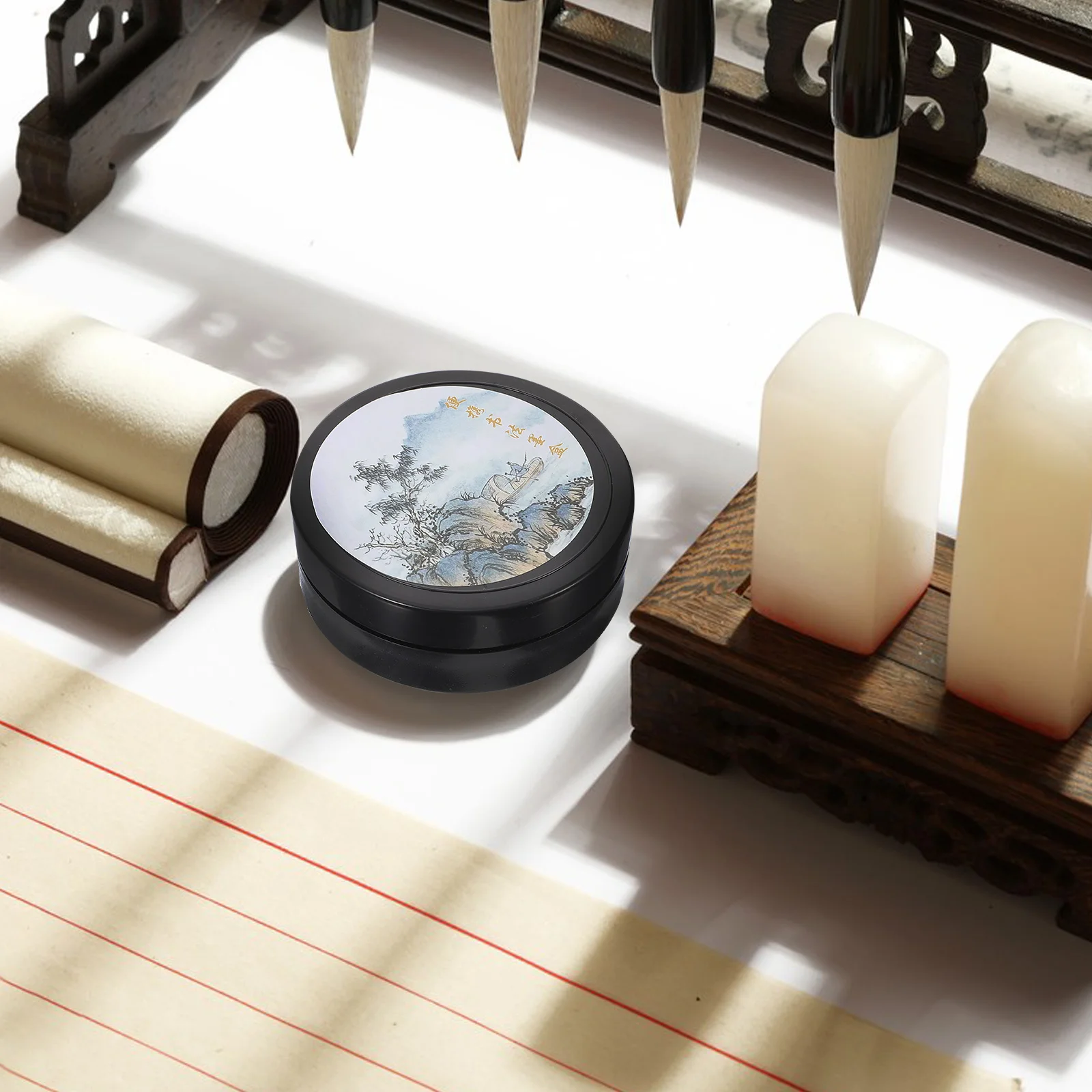 Anti-Leak Ink Slab Chinese Inkslab Plastic Lightweight Portable Calligraphy Ink Well Dish For Writing Painting Drawing
Anti-Leak Ink Slab Chinese Inkslab Plastic Lightweight Portable Calligraphy Ink Well Dish For Writing Painting Drawing