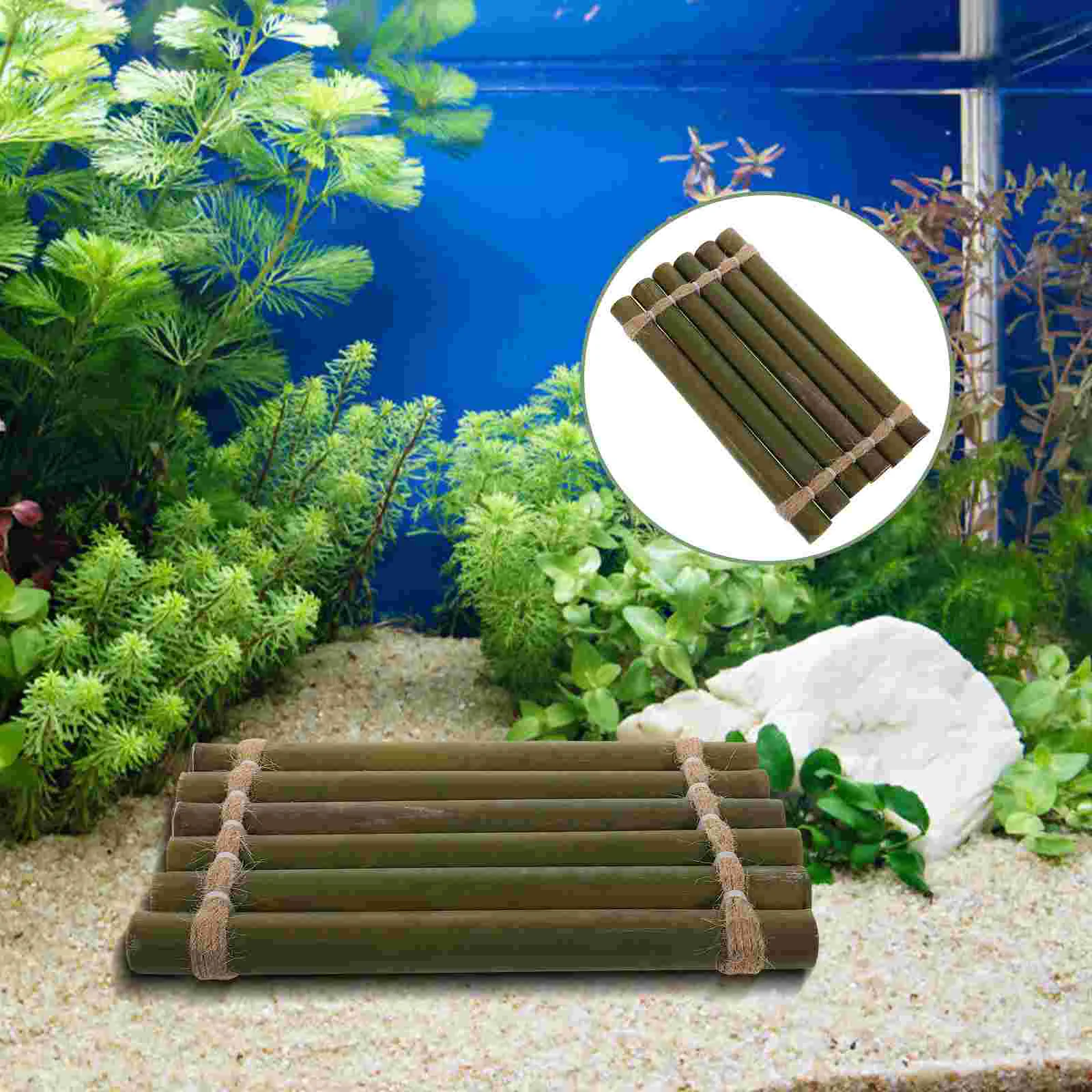 Bamboo Decorative Ornaments Fish Tank Decorations Waterfall Board Aquarium Decorate
Bamboo Decorative Ornaments Fish Tank Decorations Waterfall Board Aquarium Decorate