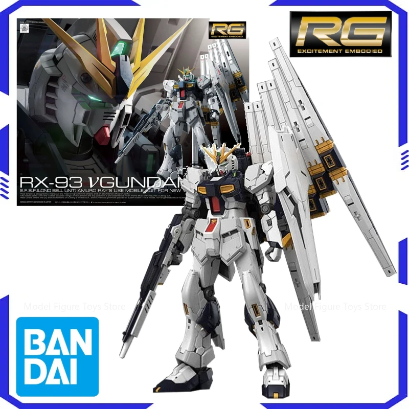 Bandai Genuíno 1/144 HG-RX-93 V Gundam Original model kit assembly model anime action character assembly model toy boy gift
Bandai Genuíno 1/144 HG-RX-93 V Gundam Original model kit assembly model anime action character assembly model toy boy gift