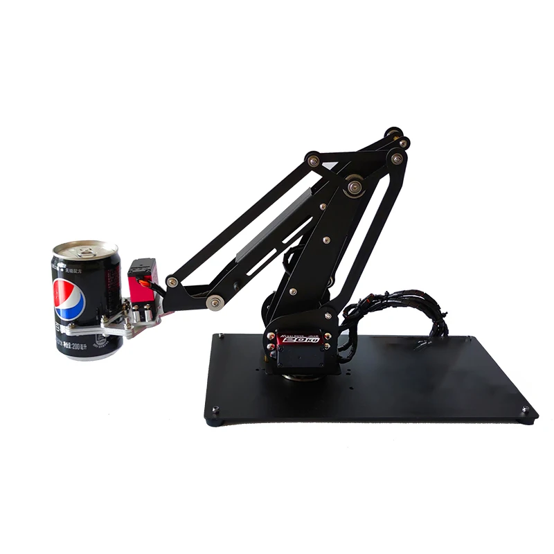 4 DOF Robot Arm with Metal Manipulator Claw Servo Rotating Base For Arduino Robot DIY Kit UNO/ESP32/STM32 Programmable Robot Arm
4 DOF Robot Arm with Metal Manipulator Claw Servo Rotating Base For Arduino Robot DIY Kit UNO/ESP32/STM32 Programmable Robot Arm