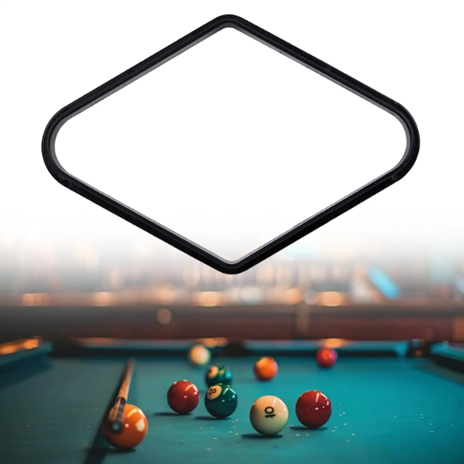 Universal Fit 9 Balls Diamond Billiard Rack Sturdy PP Frame Pool Table Accessories for Billiard Practice
Universal Fit 9 Balls Diamond Billiard Rack Sturdy PP Frame Pool Table Accessories for Billiard Practice