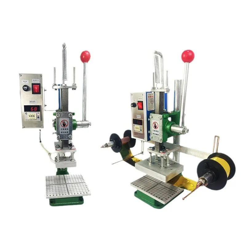 Small bronzing machine Manual hot press, hot press machine Embossing Leather cutting
Small bronzing machine Manual hot press, hot press machine Embossing Leather cutting