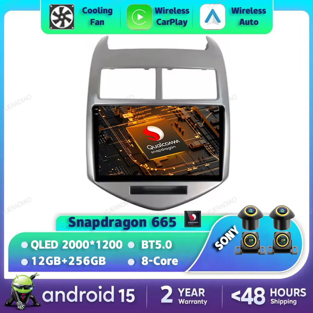 Автомобильный радиоприемник Android 15 для Chevrolet Aveo 2 Sonic T300 2011-2015 Мультимедийный стерео видеоплеер 4G WIFI 2DIN QLED Головное устройство BT
Автомобильный радиоприемник Android 15 для Chevrolet Aveo 2 Sonic T300 2011-2015 Мультимедийный стерео видеоплеер 4G WIFI 2DIN QLED Головное устройство BT