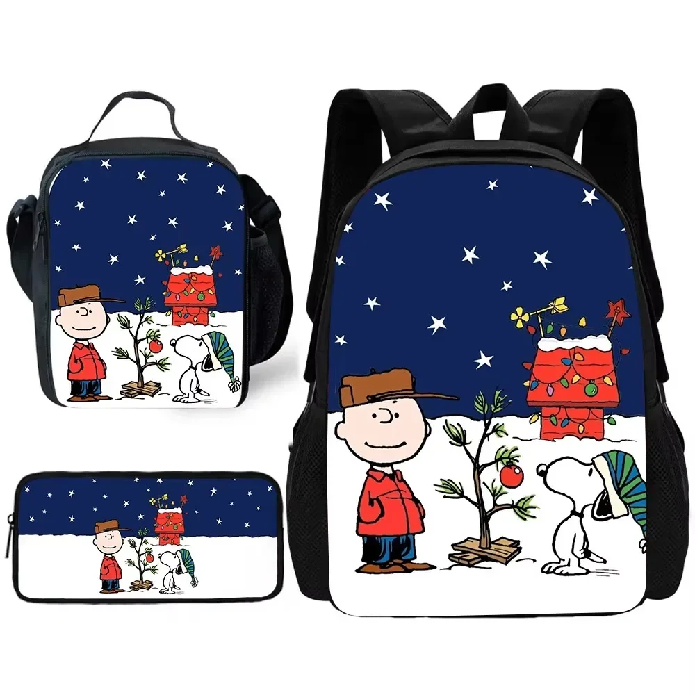 Cartoon Cute S-SnoopyS 3 pcs set Child School Backpack with Lunch Bags ,Pencil Bags ,School Bags for Boys Girls Best Gift
Cartoon Cute S-SnoopyS 3 pcs set Child School Backpack with Lunch Bags ,Pencil Bags ,School Bags for Boys Girls Best Gift