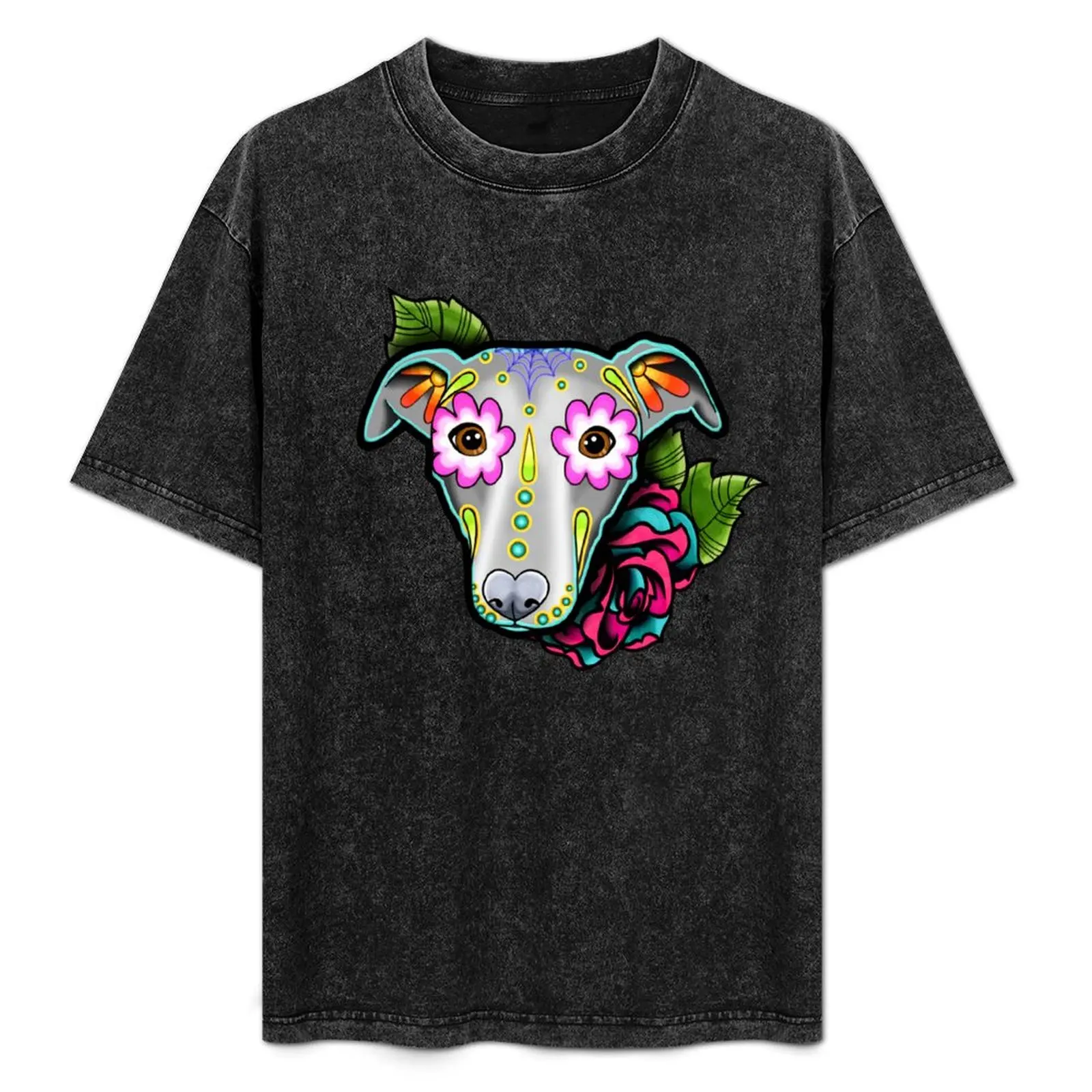 Day of the Dead Whippet / Greyhound Sugar Skull Dog T-Shirt quick-drying anime graphic tee shirt cute clothes mens clothes
Day of the Dead Whippet / Greyhound Sugar Skull Dog T-Shirt quick-drying anime graphic tee shirt cute clothes mens clothes