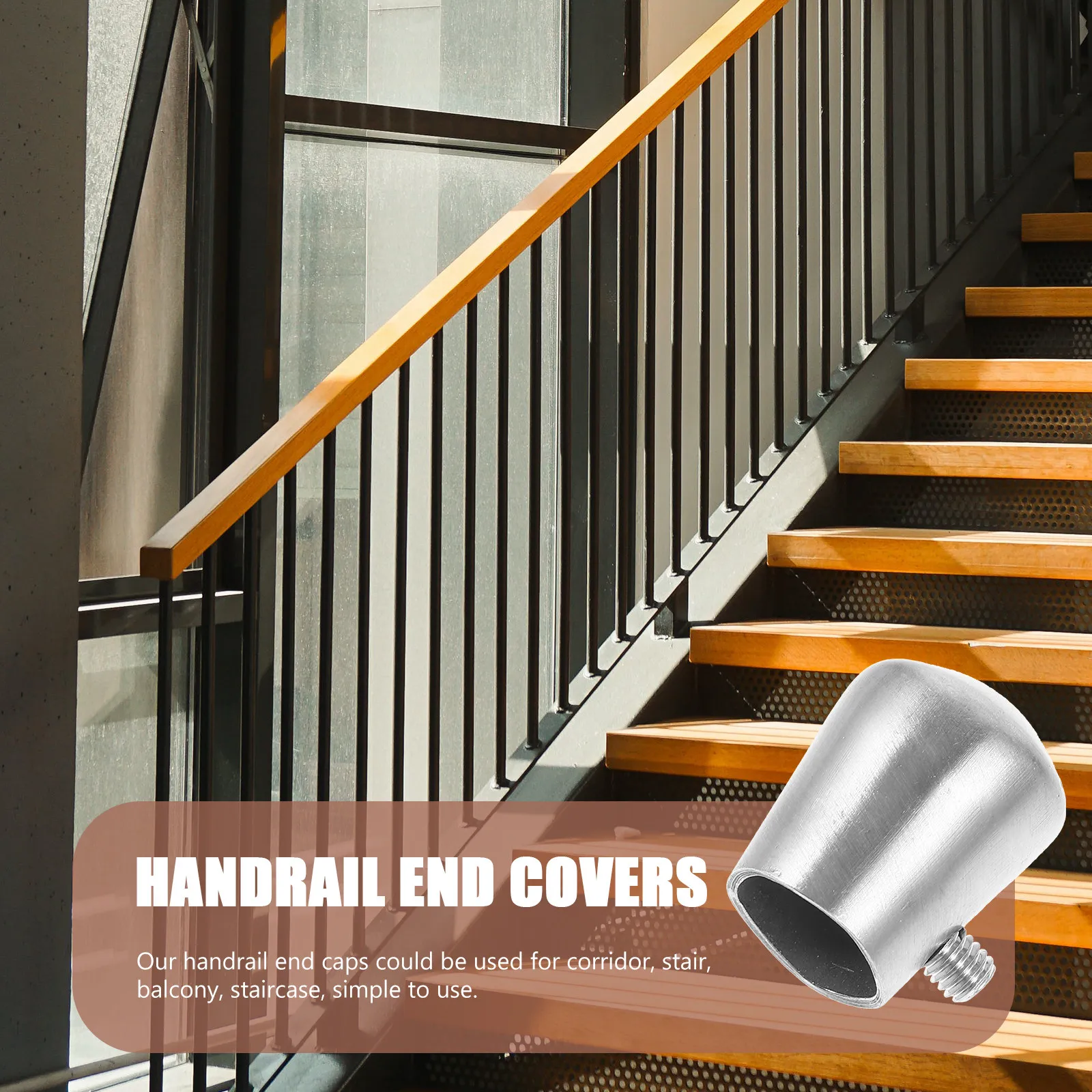 2Pcs Metal End Caps for Handrail Fitting Heavy Duty Stainless Steel Rail Support Caps for Tube Tubing Plug Decorative Trim
2Pcs Metal End Caps for Handrail Fitting Heavy Duty Stainless Steel Rail Support Caps for Tube Tubing Plug Decorative Trim