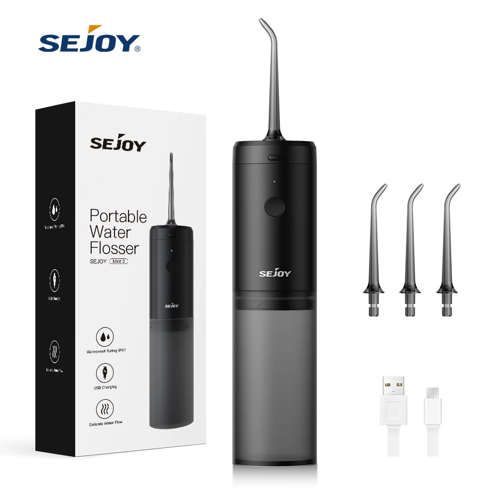 Портативный ирригатор для полости рта Sejoy, зубная нить, USB аккумуляторная водоструйная нить, зубочистка, 4 струйных наконечника, 140 мл, 3 режима, IPX7, подарок
Портативный ирригатор для полости рта Sejoy, зубная нить, USB аккумуляторная водоструйная нить, зубочистка, 4 струйных наконечника, 140 мл, 3 режима, IPX7, подарок