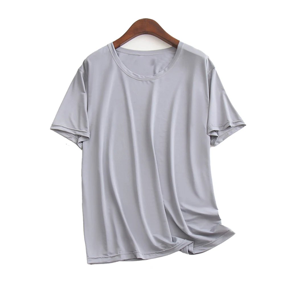 For Daily Wear Seamless T-Shirt Ice Silk Short Sleeve Casual Fashion Gray Men's Quick Dry Underwear Activewear
For Daily Wear Seamless T-Shirt Ice Silk Short Sleeve Casual Fashion Gray Men's Quick Dry Underwear Activewear