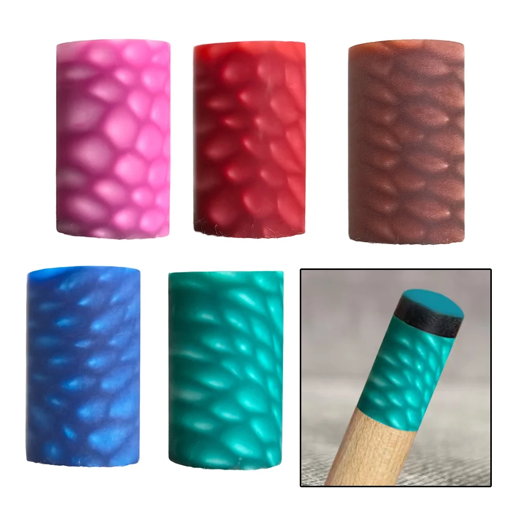 Transparent Plastic Cue Ferrules Billiard Cue Ferrules Functional Accessory Improved Hitting Feel Lightweight Design