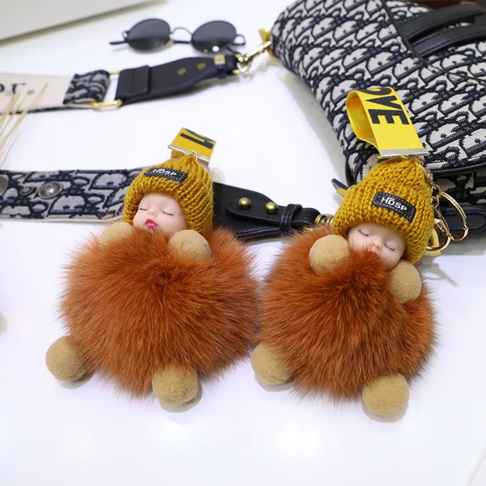 Colorful Pompom Sleeping Baby Keychain Plush Doll Baby Doll Cute Fluffy Plush Doll Key Chain Pompom Fluffy
Colorful Pompom Sleeping Baby Keychain Plush Doll Baby Doll Cute Fluffy Plush Doll Key Chain Pompom Fluffy