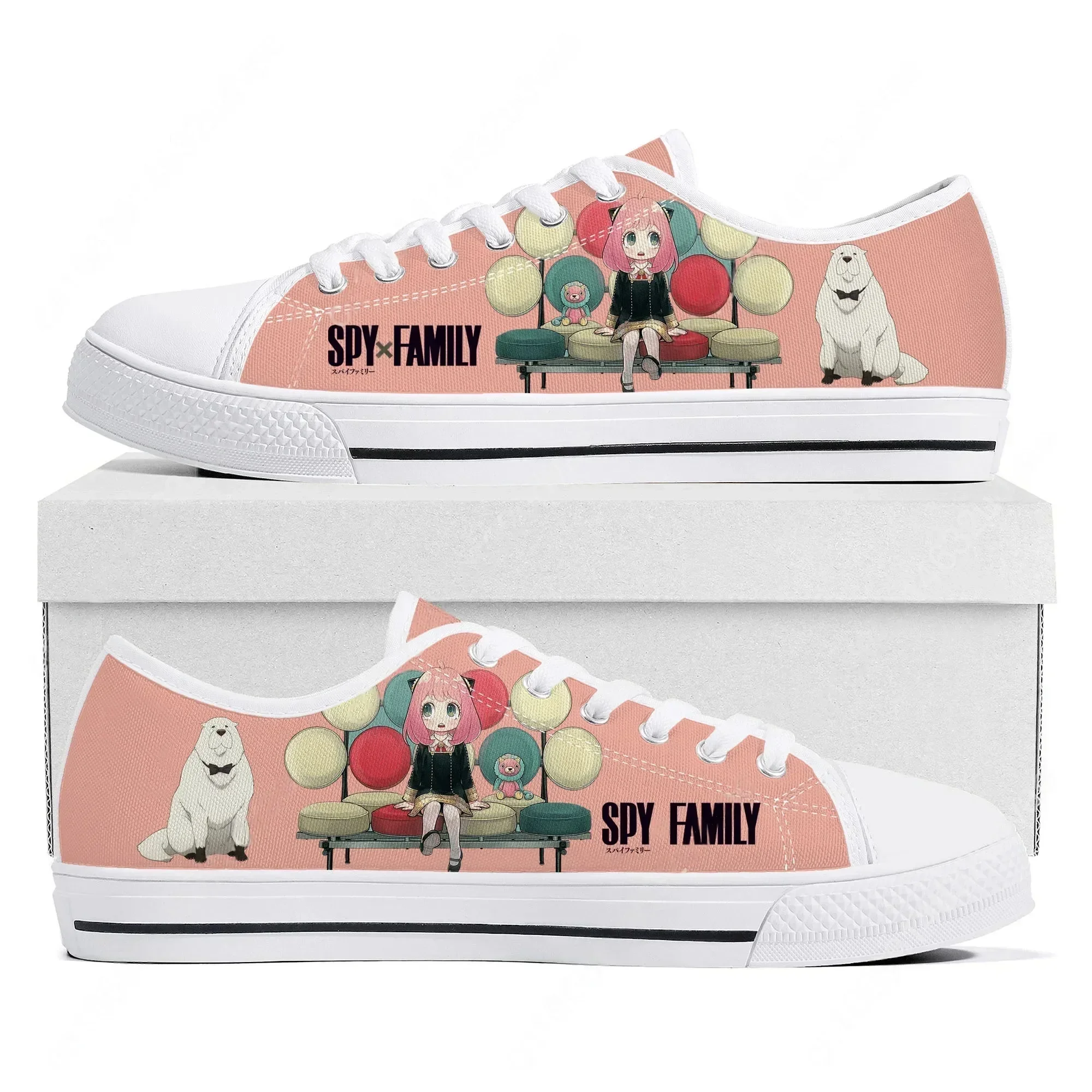 Spy X Family Anya Forger Anime Low Top Sneakers High Quality Mens Womens Canvas Sneaker Couple Casual Shoes Custom Shoe
Spy X Family Anya Forger Anime Low Top Sneakers High Quality Mens Womens Canvas Sneaker Couple Casual Shoes Custom Shoe