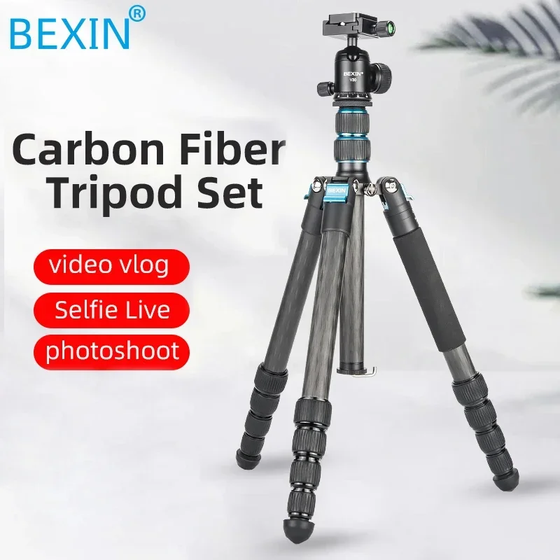 Micro SLR camera tripod outdoor portable photo carbon fiber tripod mobile phone live stream bracket
Micro SLR camera tripod outdoor portable photo carbon fiber tripod mobile phone live stream bracket