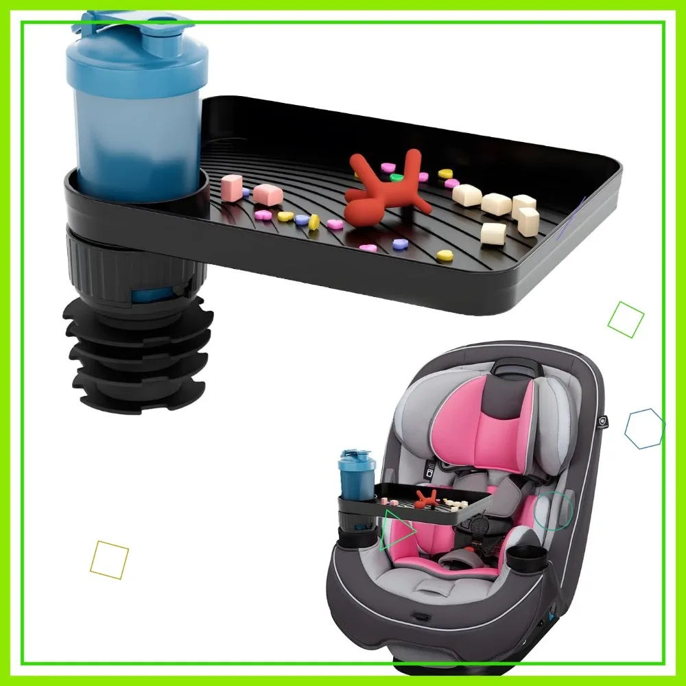Kids Car Seat Tray with Rotatable Cup Holder, Soft Rubber Base for Travel, Snack & Play - Road Trip Essential
Kids Car Seat Tray with Rotatable Cup Holder, Soft Rubber Base for Travel, Snack & Play - Road Trip Essential