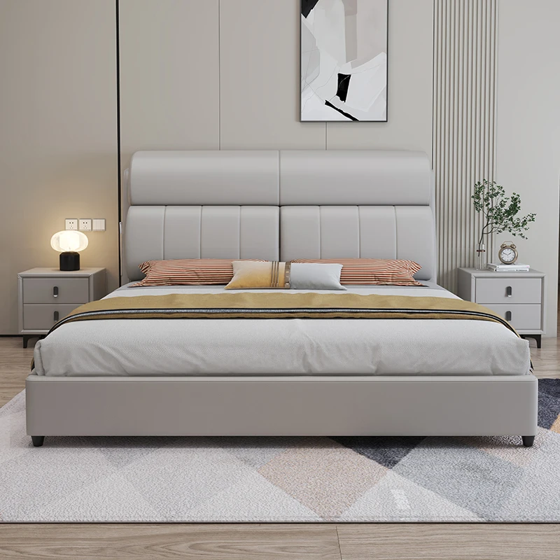 Europen Backrest Double Bed Drawers Simple Italian Multifunctional Wooden Double Bed Modern Letti Matrimoniali Bedroom Furniture
Europen Backrest Double Bed Drawers Simple Italian Multifunctional Wooden Double Bed Modern Letti Matrimoniali Bedroom Furniture