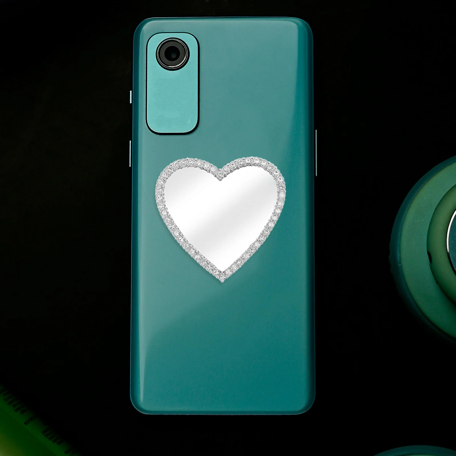 6Pcs Heart Mirror Phone Case Rhinestone Stick-on DIY Decoration Portable Pocket Makeup Mirror Phone Vanity Charm for
6Pcs Heart Mirror Phone Case Rhinestone Stick-on DIY Decoration Portable Pocket Makeup Mirror Phone Vanity Charm for