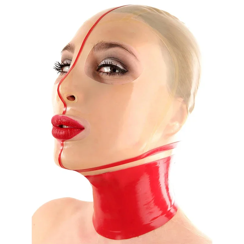 Latex Hood Open Eyes and Mouth Red with Transparent Rubber Mask for Women Club Wear Halloween Cosplay Costume
Latex Hood Open Eyes and Mouth Red with Transparent Rubber Mask for Women Club Wear Halloween Cosplay Costume