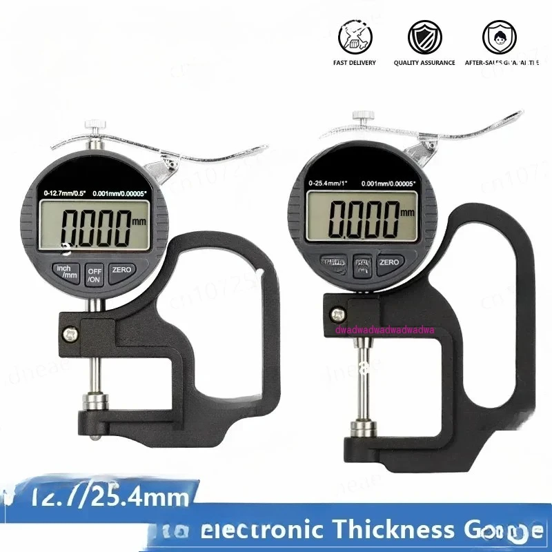 Digital Micrometer Thickness Meter Micrometro Measuring Too Caliper Electronic Thickness Gauge 12.7mm 25.4mm 0.01/0.001mm
Digital Micrometer Thickness Meter Micrometro Measuring Too Caliper Electronic Thickness Gauge 12.7mm 25.4mm 0.01/0.001mm