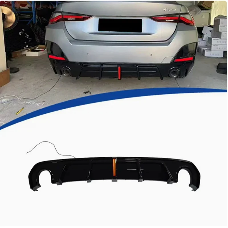 For BMW 4 Series G26 2020+ Bright Black Back lip Car Rear Bumper Diffuser Rear Splitters glossy black Spoiler Back lip body kit
For BMW 4 Series G26 2020+ Bright Black Back lip Car Rear Bumper Diffuser Rear Splitters glossy black Spoiler Back lip body kit
