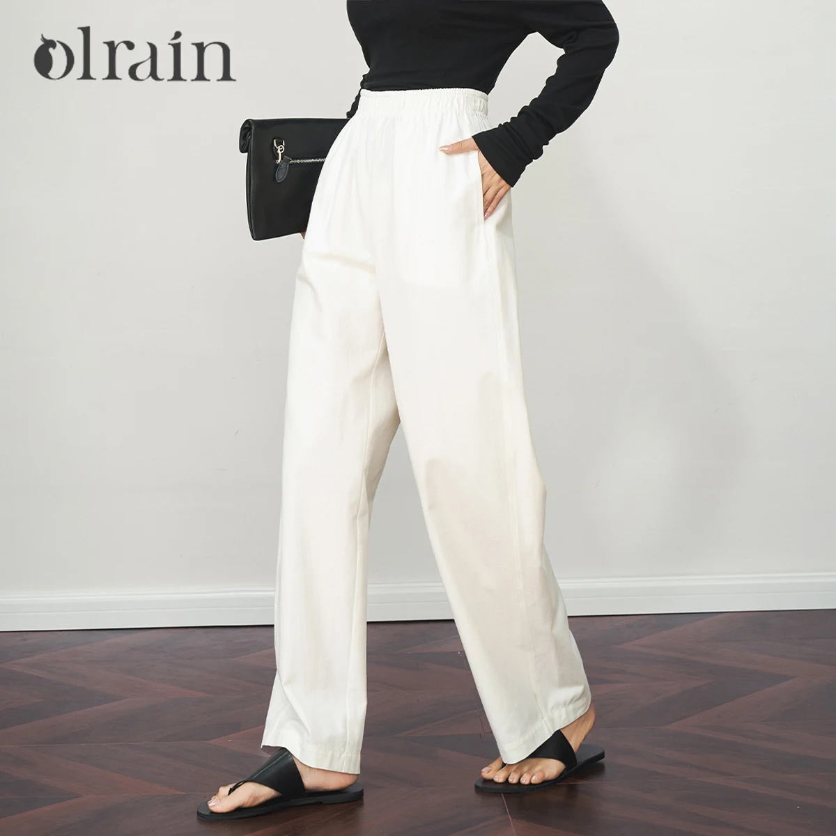 OLrain Women's White Long Pants 2025 Autumn Fashion Cotton Blend Casual Pant Female Straight Trousers Woman Clothing O57XK99015
OLrain Women's White Long Pants 2025 Autumn Fashion Cotton Blend Casual Pant Female Straight Trousers Woman Clothing O57XK99015