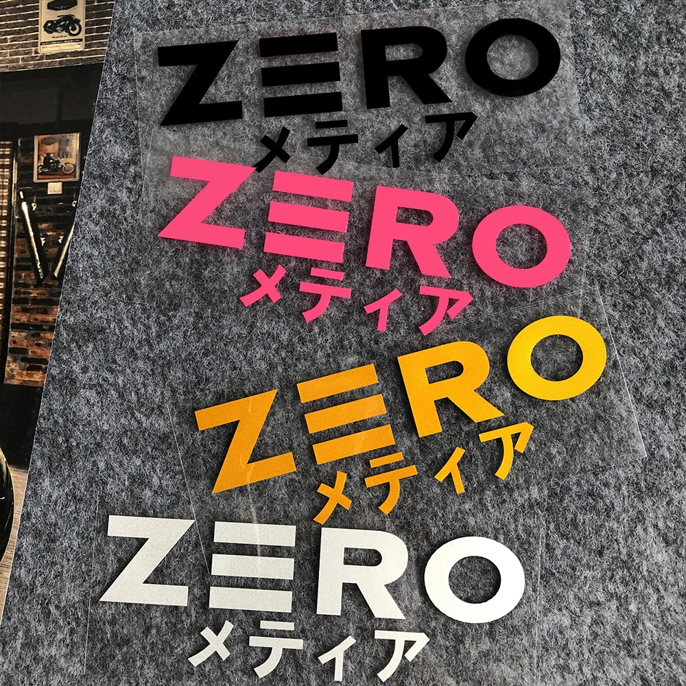 ZERO Reflective Car Stickers JDM Motorcycle Motorbike Scooter Helmet Car Window Body Windshield Glass Bumper Decals
ZERO Reflective Car Stickers JDM Motorcycle Motorbike Scooter Helmet Car Window Body Windshield Glass Bumper Decals
