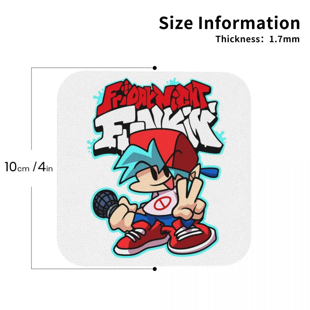 Подставки Friday Night Funkin, кожаные салфетки, нескользящие изоляционные кофейные коврики для дома, кухни, обеденные подушечки, набор из 4 шт. 
Подставки Friday Night Funkin, кожаные салфетки, нескользящие изоляционные кофейные коврики для дома, кухни, обеденные подушечки, набор из 4 шт.