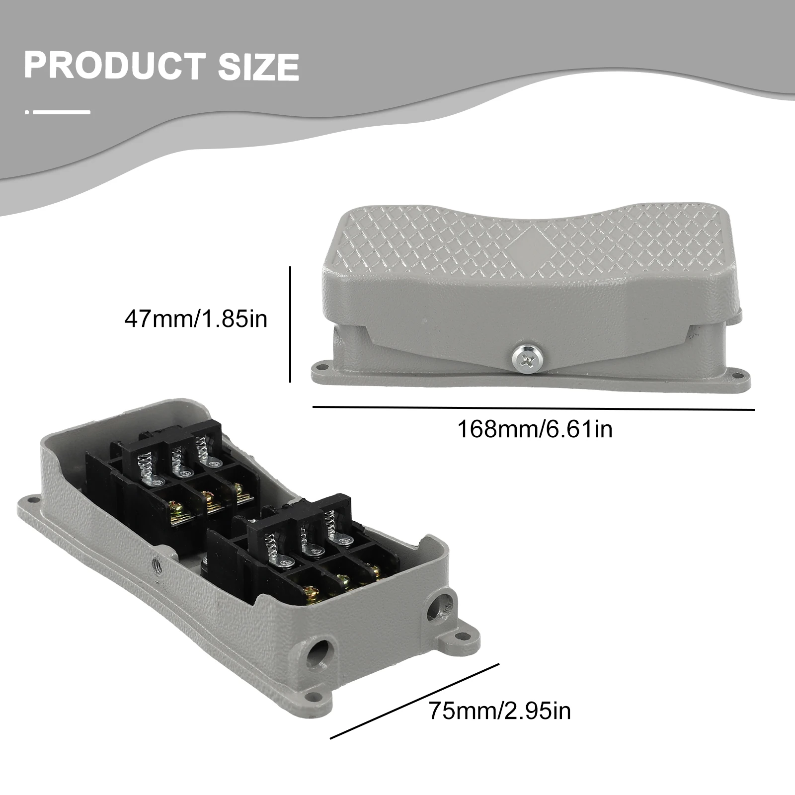 YDT120 Non Slip Aluminum Alloy Foot Switch Pedal Designed for Efficient Operations in Aerospace and Metal Arts at 380V
YDT120 Non Slip Aluminum Alloy Foot Switch Pedal Designed for Efficient Operations in Aerospace and Metal Arts at 380V