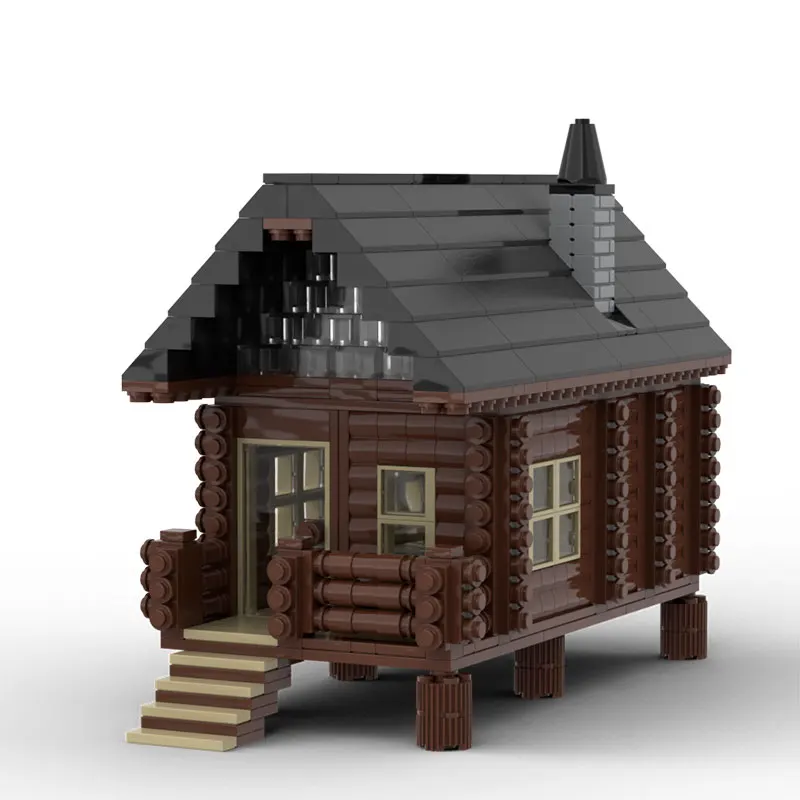 MOC Recreating a Forest Cabin, Stilt Stairs, Architectural Street Scene, Small Particle Assembly Building Block Toy (902pcs)
MOC Recreating a Forest Cabin, Stilt Stairs, Architectural Street Scene, Small Particle Assembly Building Block Toy (902pcs)